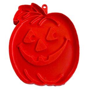 Jack-O-Lantern Pumpkin Orange Vintage Halloween Cookie Mold Hallmark